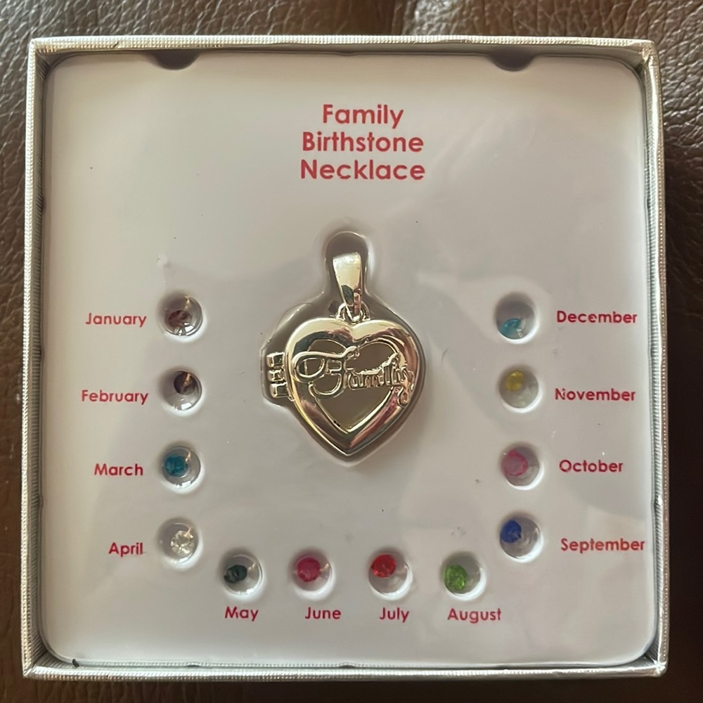 Family Birthstone Necklace